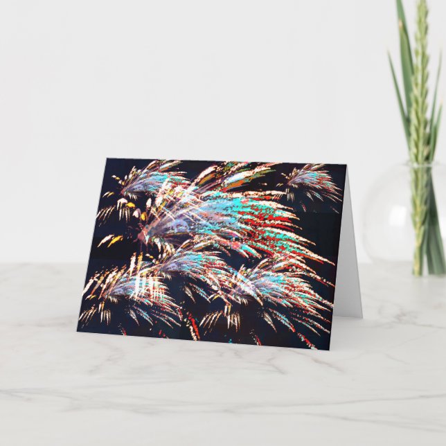 Fireworks over Mt. Olivet Thank You Card (Front)