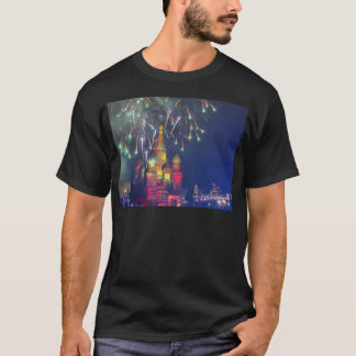 Fireworks over Red Square T-Shirt