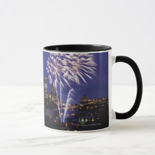 Fireworks Over The City Mug