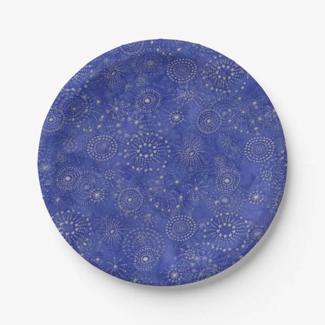 Fireworks Paper Plate (Front)