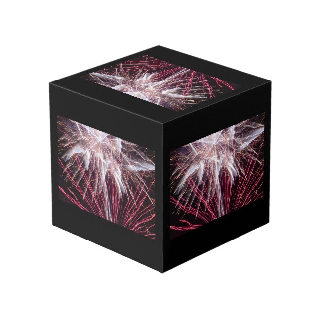 Fireworks Photo Cube (Front Angled)