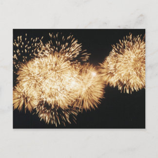 Fireworks postcard