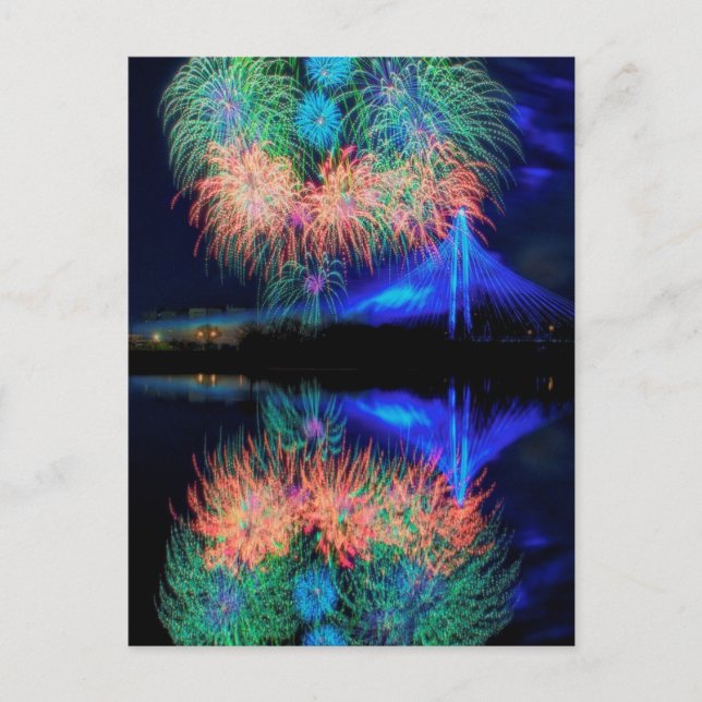 Fireworks Postcard (Front)