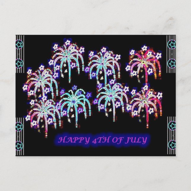 FIREWORKS POSTCARD (Front)