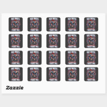 Fireworks Raccoon 4th of July Sticker