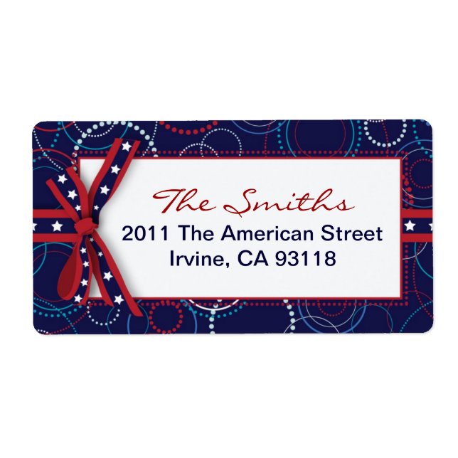 Fireworks Shipping Label (Front)