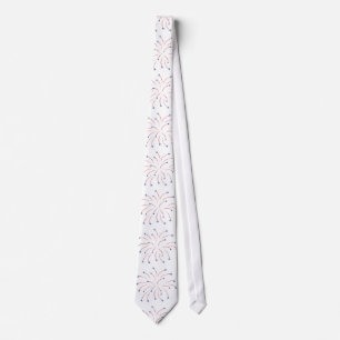 Fireworks Stars Patriotic Neck Ties