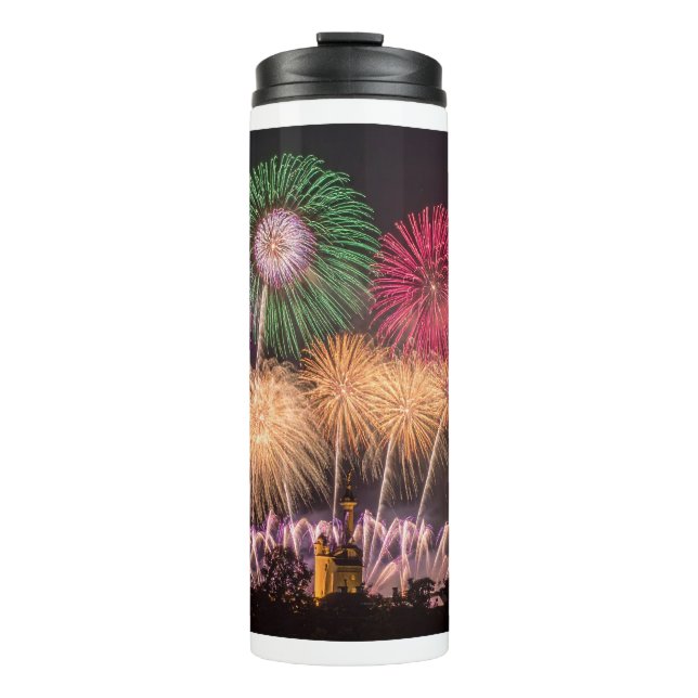 fireworks thermal tumbler (Front)