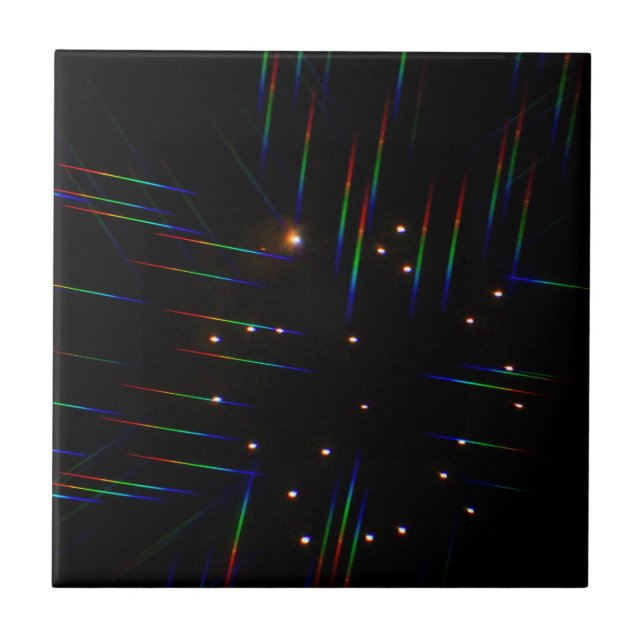 Fireworks Through 3D Glasses 4 Tile (Front)