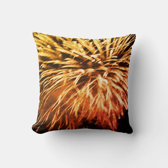 Fireworks throw pillow (Front)
