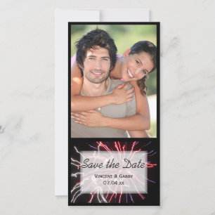 Fireworks Wedding Save the Date