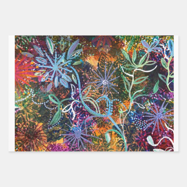 Fireworks wrapping paper (Front)