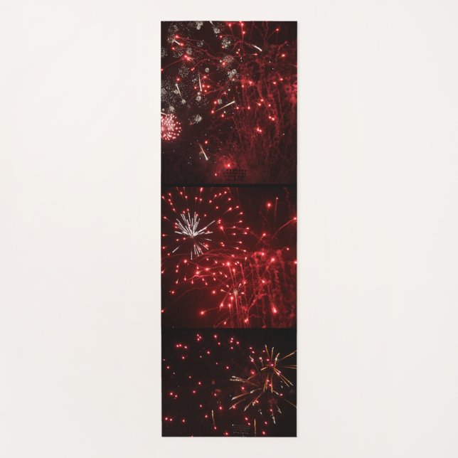 Fireworks Yoga Mat (Front)