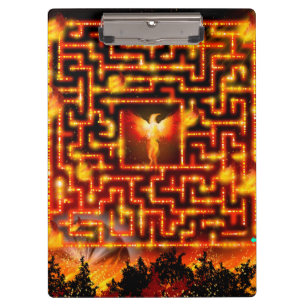 Firey Phoenix Maze Clipboard
