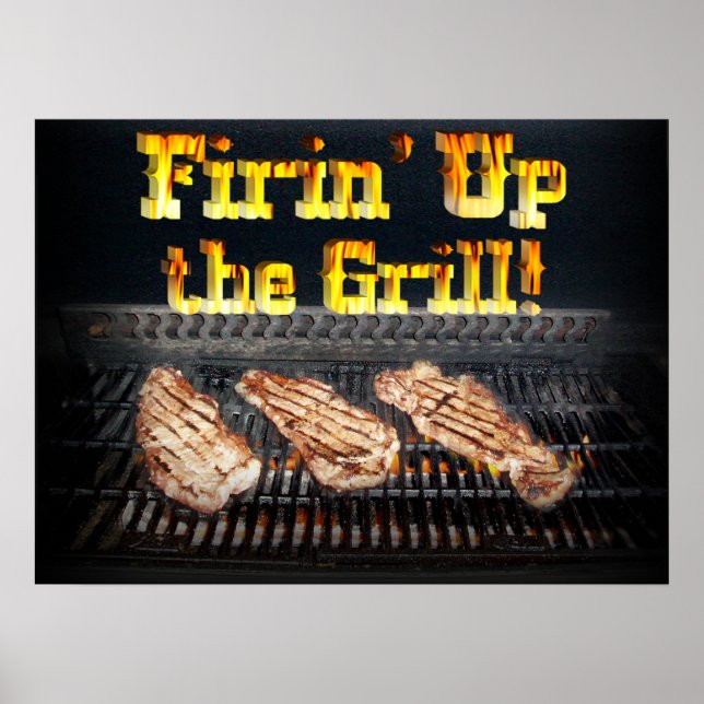 Firing up the Grill! Poster (Front)