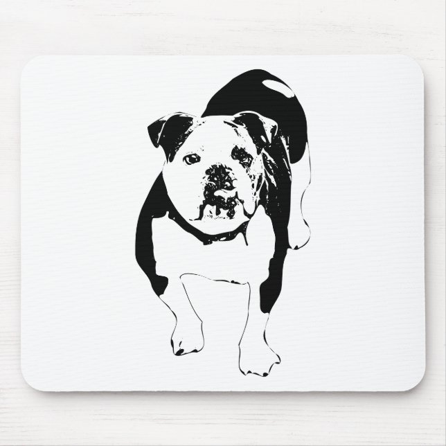 Firm Routine, Bulldog Desk Ease Mouse Pad (Front)