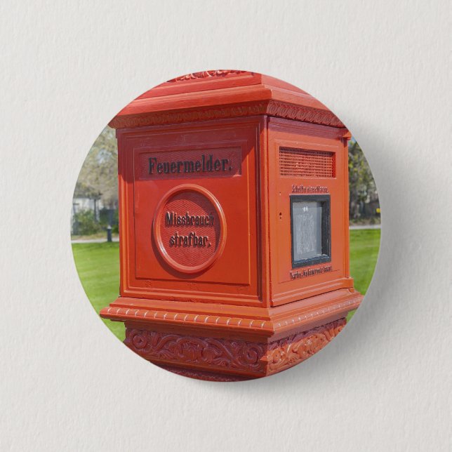 Firre Alarm Box 2 Inch Round Button (Front)