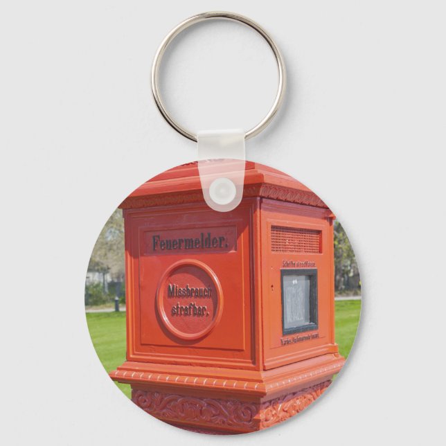 Firre Alarm Box Keychain (Front)