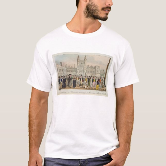 First Absence, or Etonians Answering Morning Maste T-Shirt (Front)