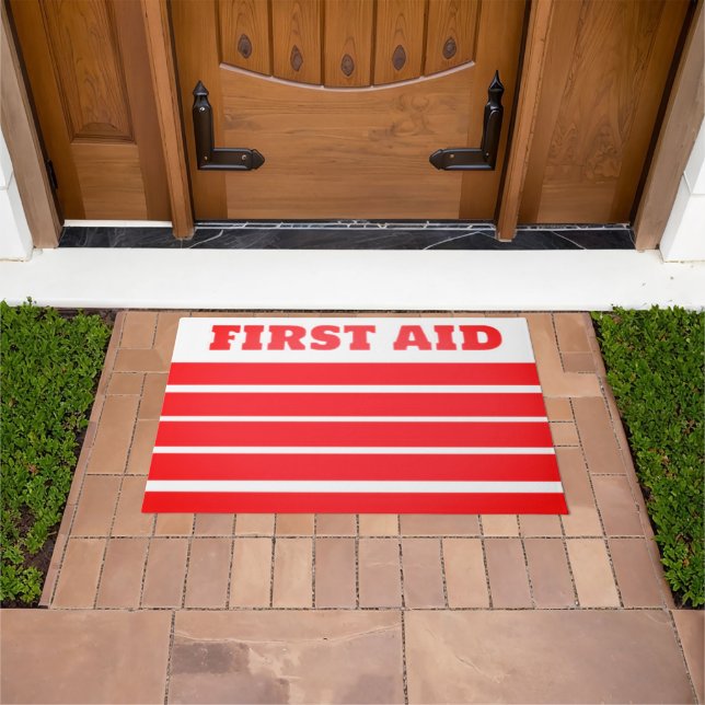 FIRST AID DOORMAT (Outdoor)