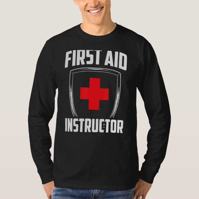 First Aid Instructor Coach Course Emergency Care T-Shirt (Front)