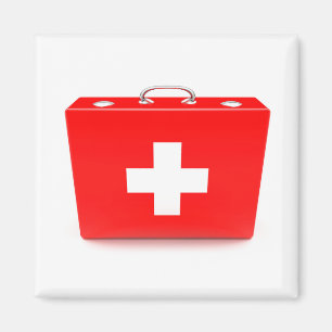 First aid kit magnet