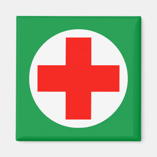 First Aid - Medic - Ambulance, Help Magnet