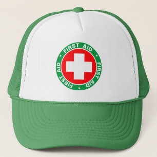 First Aid - Medic (Cross) - Ambulance, Help Trucker Hat
