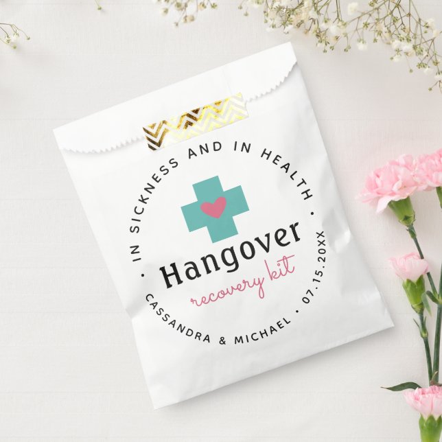 First Aid  Recovery Kit | Wedding Favour Bag (Sealed)