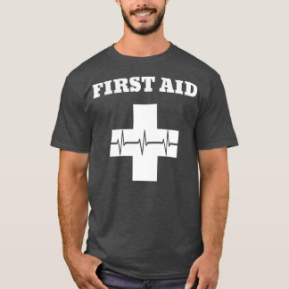 First Aid Red Cross Emergency Lifeguard Staff T-Shirt