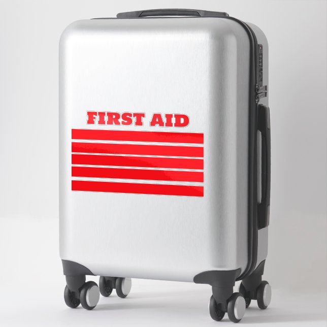 FIRST AID STICKER (Suitcase)