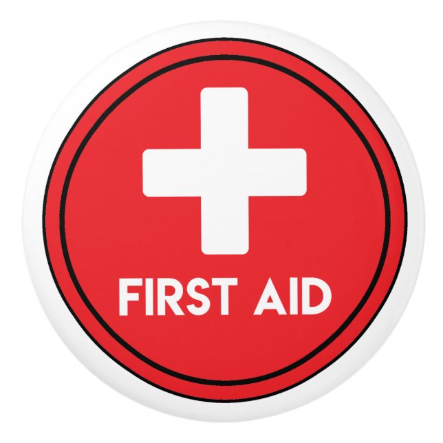 First Aid Supplies Cabinet Knobs (Front)