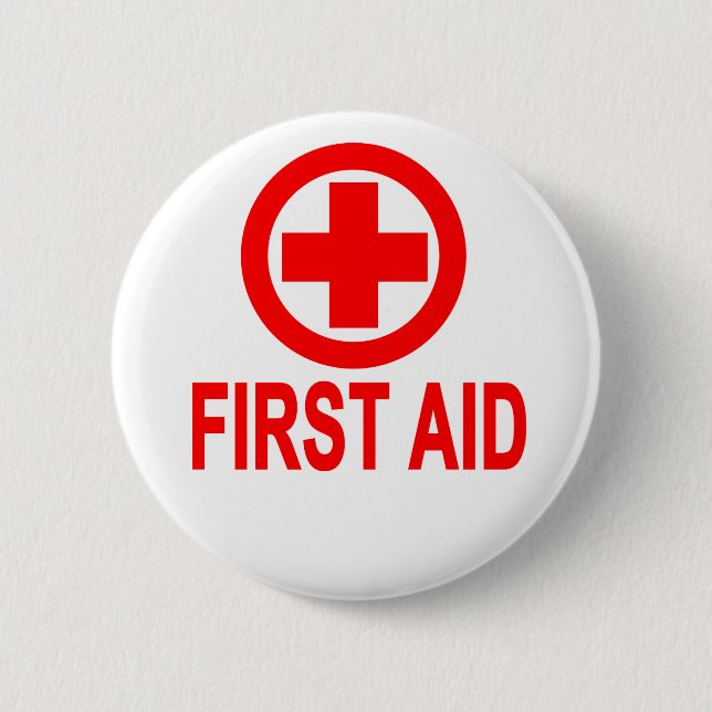 First aid Women's T-Shirts.png 2 Inch Round Button (Front)