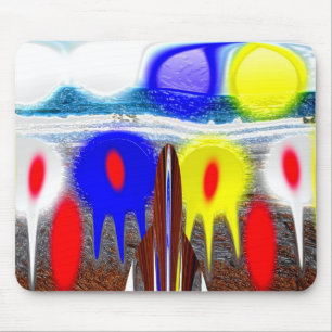 First Alien Invasion Mouse Pad