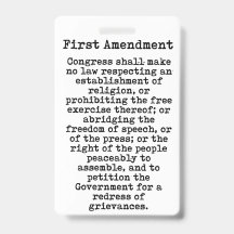First Amendment-Constitution of the United States