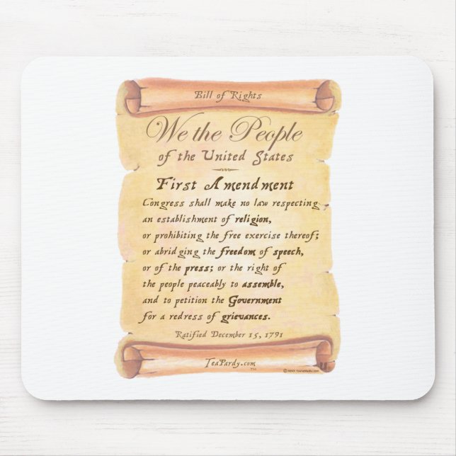 First Amendment Mouse Pad (Front)