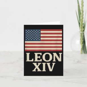 First American Pope Leo Xiv  Card