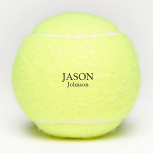 First and Last name Personalized Tennis Balls