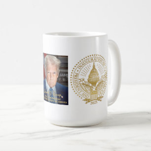 First and Second Inaugural Seal Donald Trump Coffee Mug