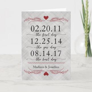 first anniversary note cards first, yes, best day