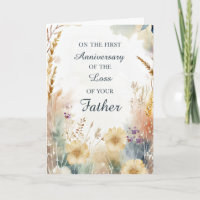 First Anniversary of the Loss of Father Wildflower