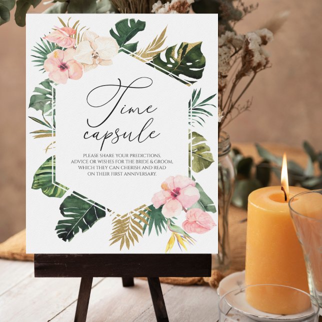First Anniversary Time Capsule Sign Bridal Shower (Creator Uploaded)