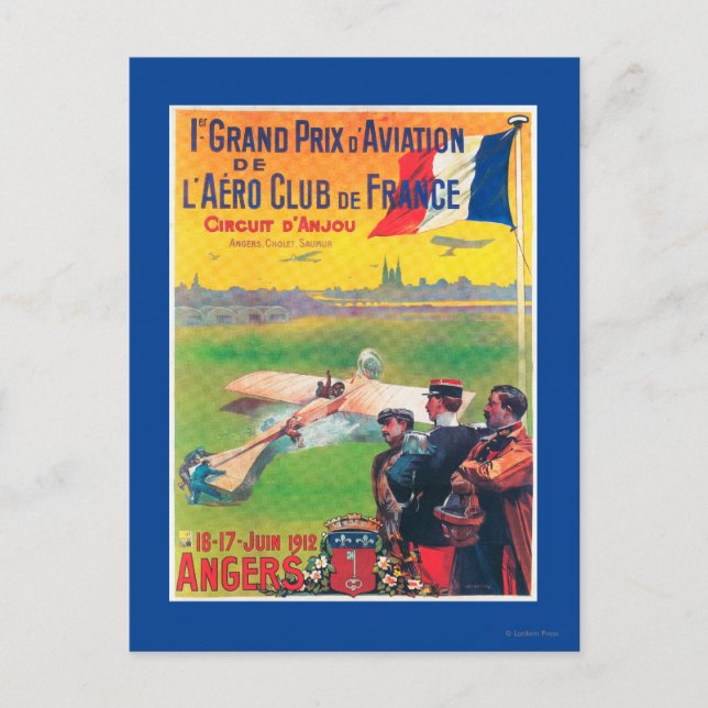 First Aviation Grand Prix Postcard (Front)