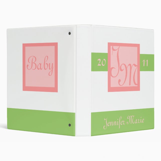 First Baby Photograph Book Binder (Background)