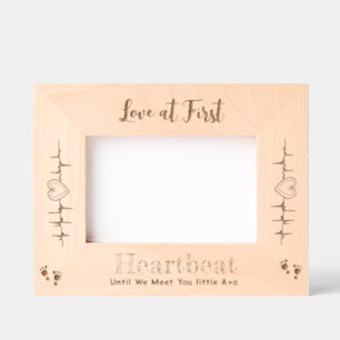 First Baby’s 1st Picture Pregnancy Announcements Etched Frames
