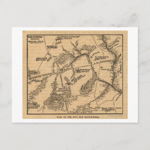 First Battle of Bull Run - Civil War Panoramic 7 Postcard