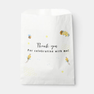 First Bee Day honey bee birthday Favour Bag