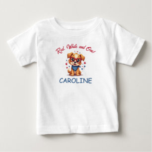 First Birthday 4th of July Baby & Toddler T-Shirt