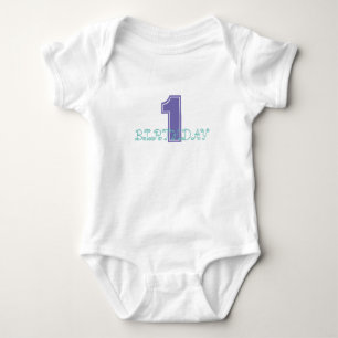 First Birthday Baby Jersey Bodysuit