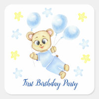 First Birthday Boy Party positive